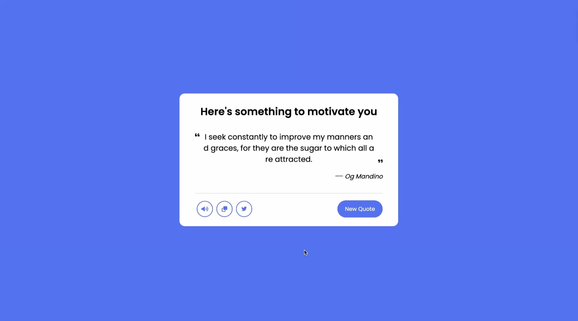 GitHub - hamza-zaveri/Quote-Generator: a page made using HTML, CSS and ...