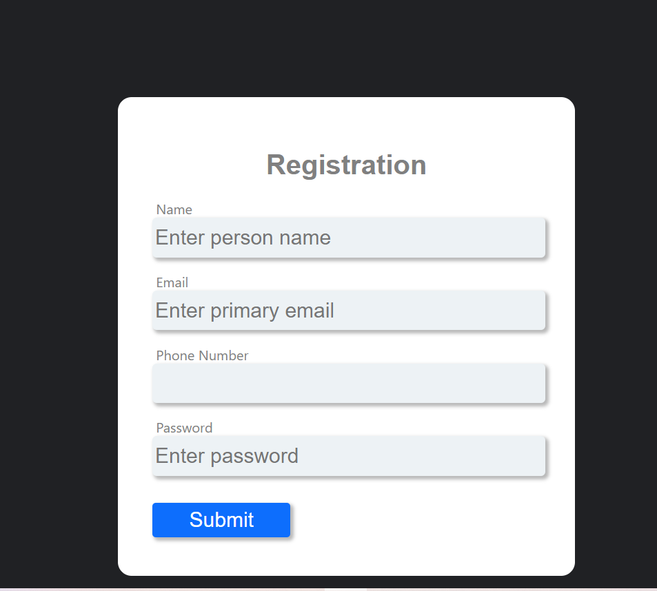 GitHub - gyashig/form-validation-raect