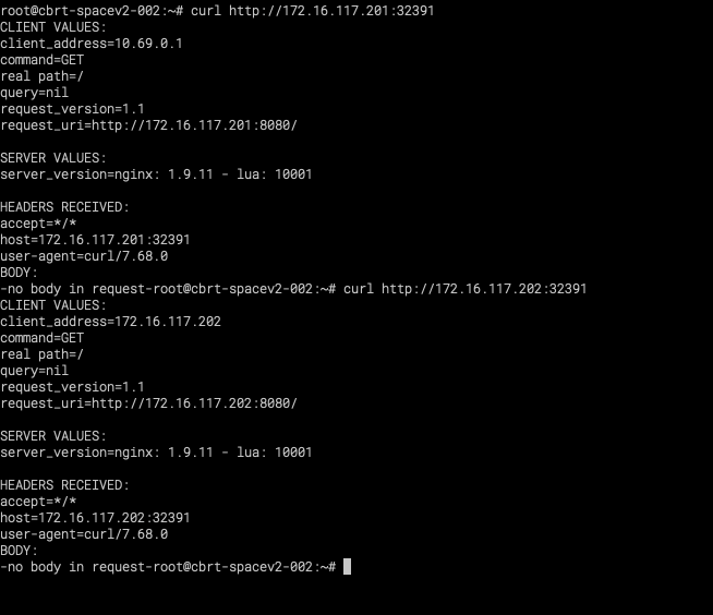 Worker unable to communicate with master as soon as a service of type ...