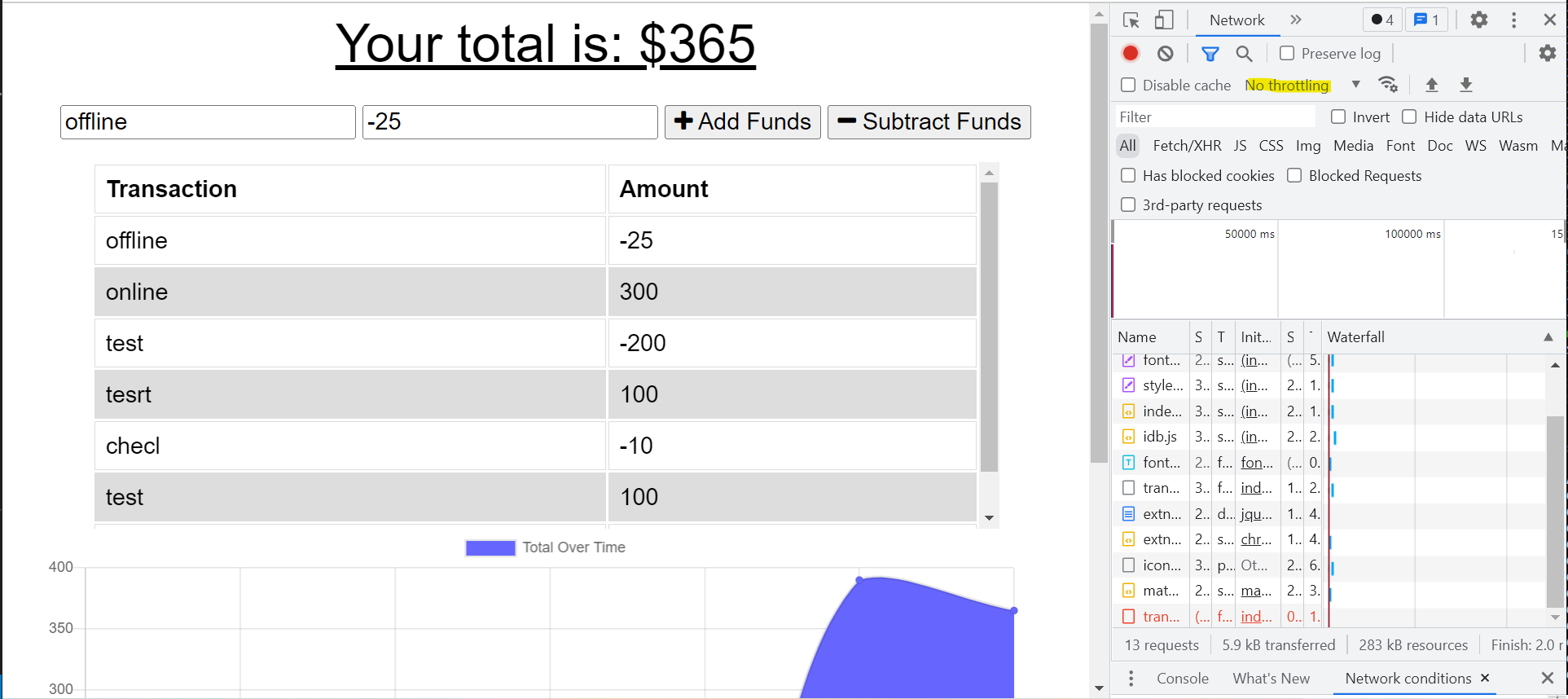 GitHub - chellesjord/budget-tracker