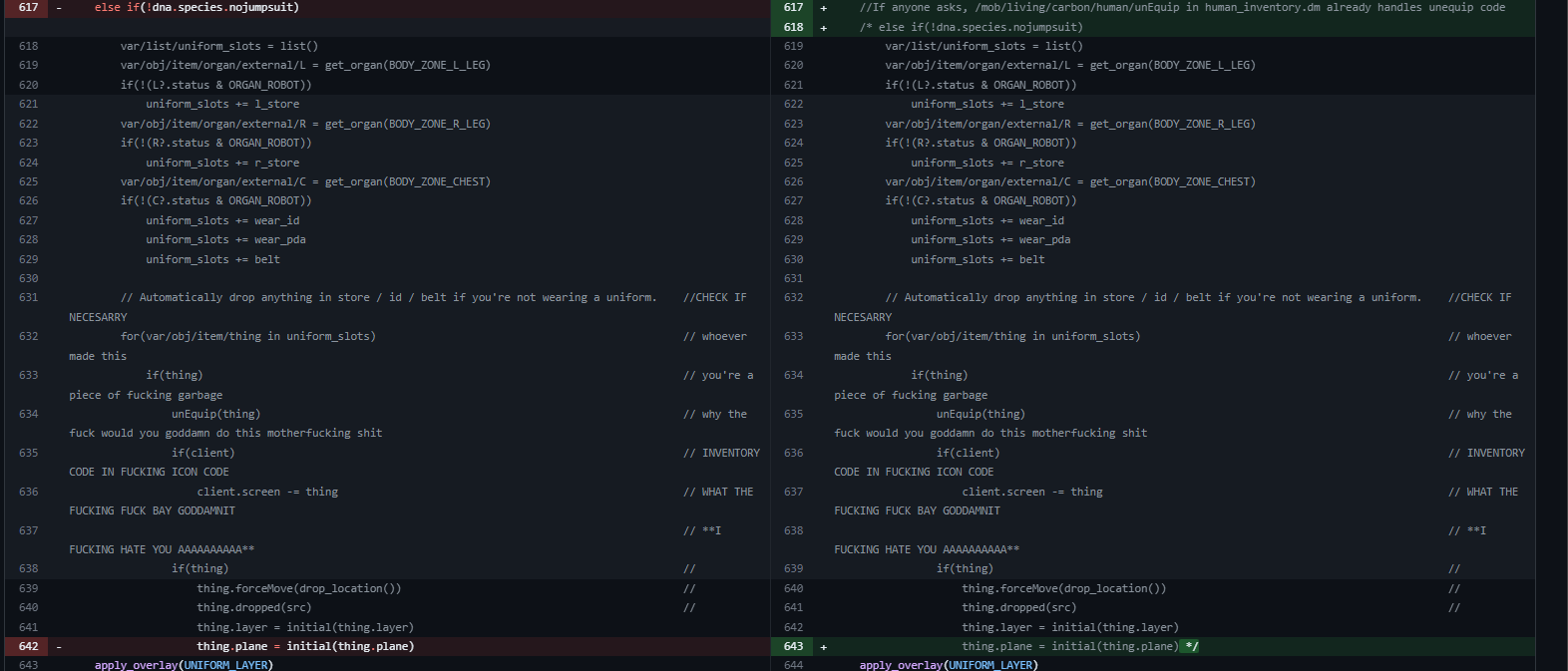 PDAs are not being dropped when unclothed. · Issue 23244
