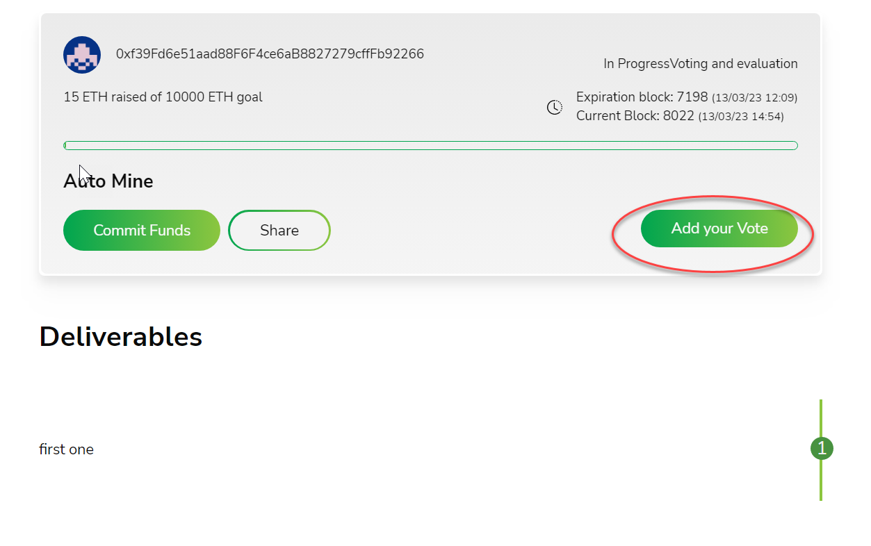 If the user has voted, the vote button should be disabled. · Issue #42 ...
