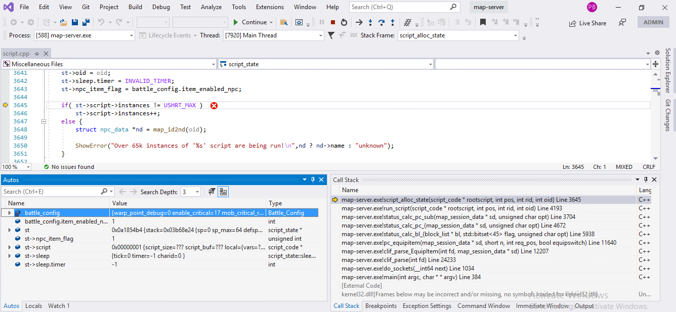 Wear item id 1466 map server crash · Issue #6989 · rathena/rathena · GitHub