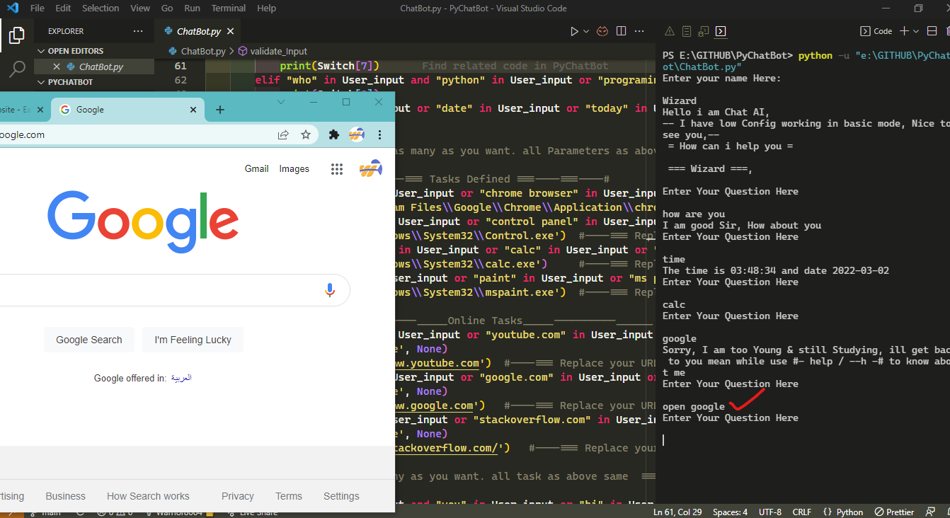 GitHub - WizardBrew/PyChatBot: This Chat Bot brings new way to learn ...