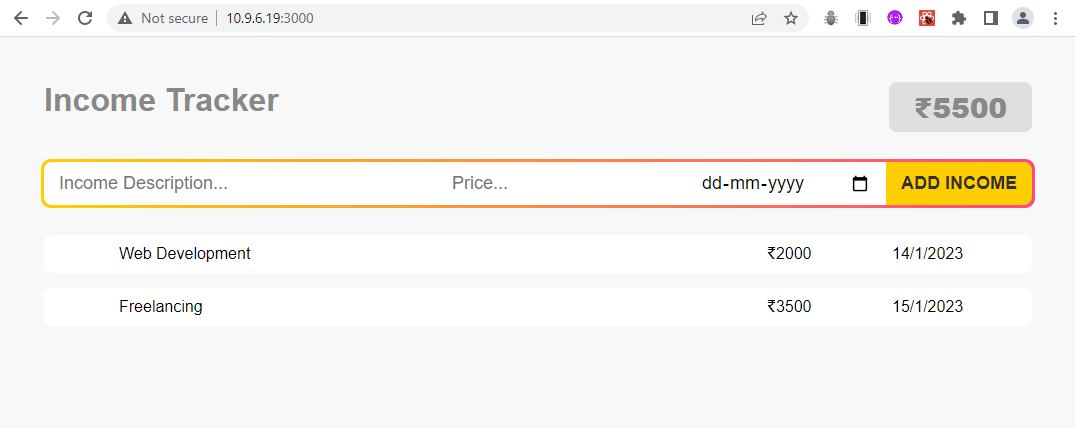 Sample Application
