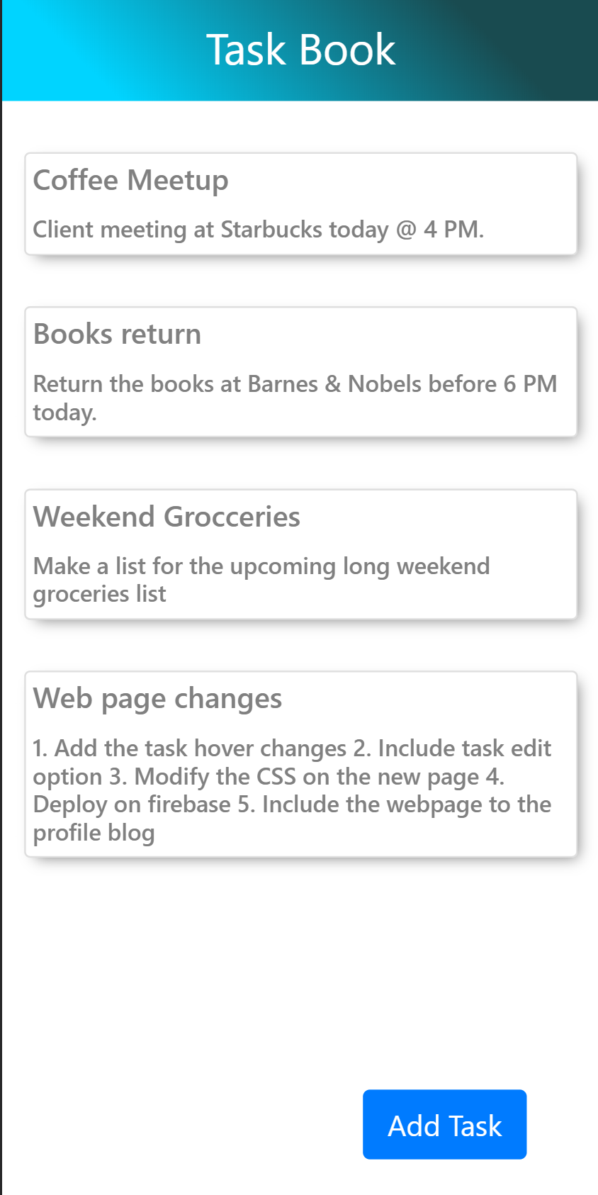 GitHub - sumanthdarisi/AngularTasksApp: A simple to-do list app.