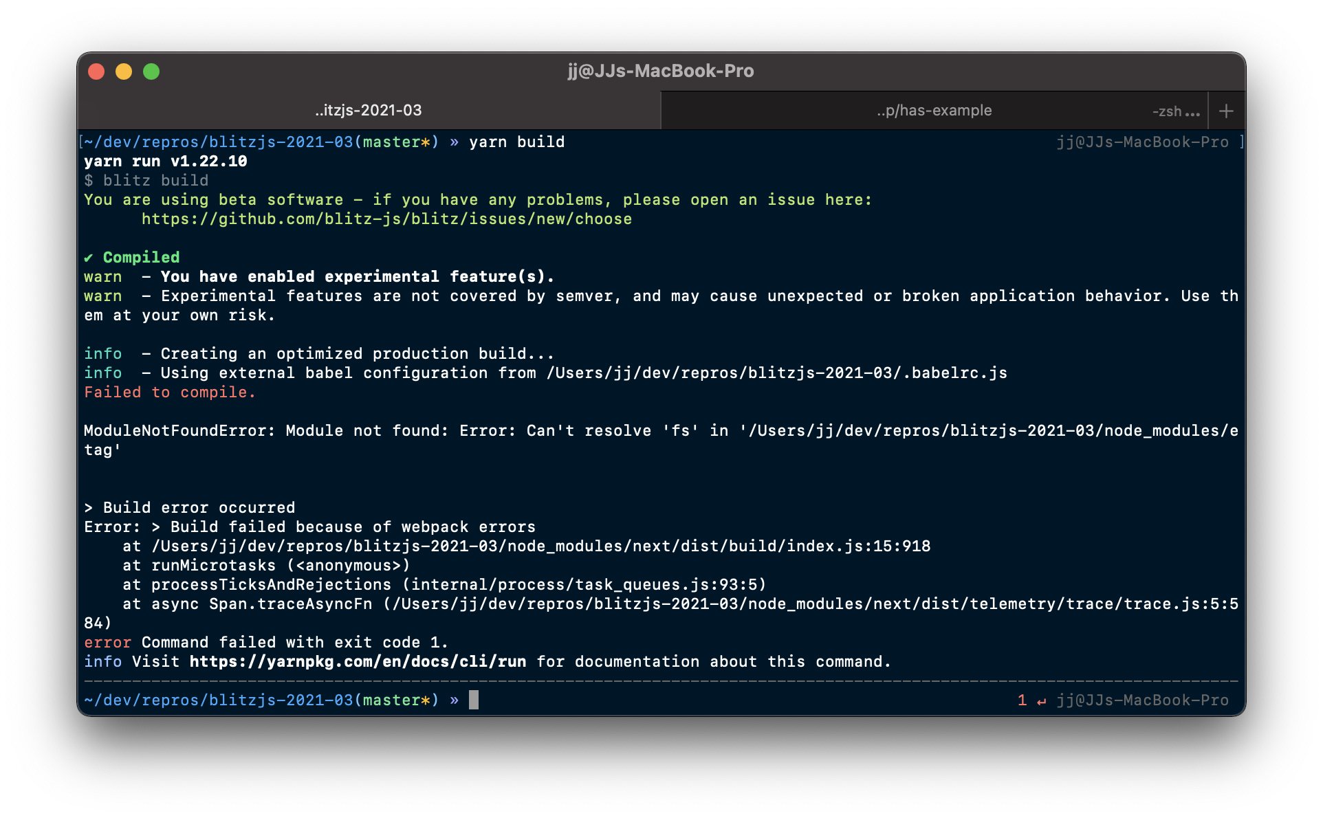 Deployment on Vercel fails with fresh Blitz App · Issue #180 · blitz-js ...