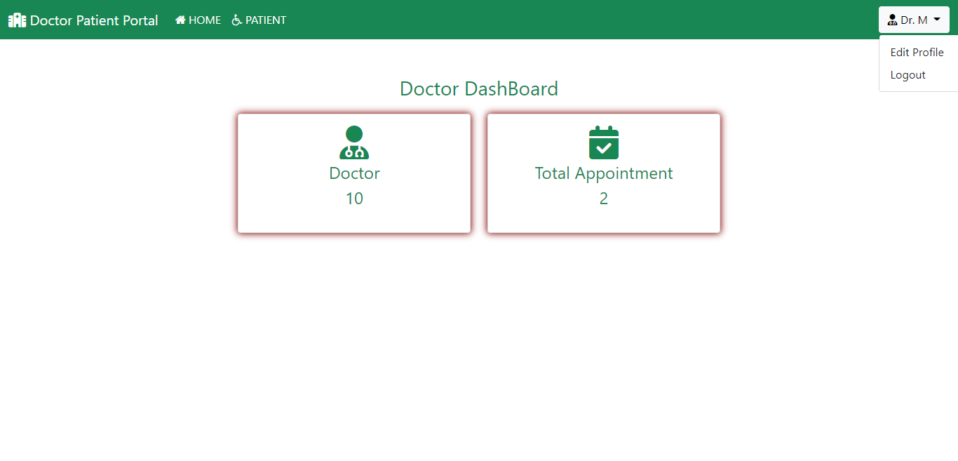 3 1 Doctor Dash Board