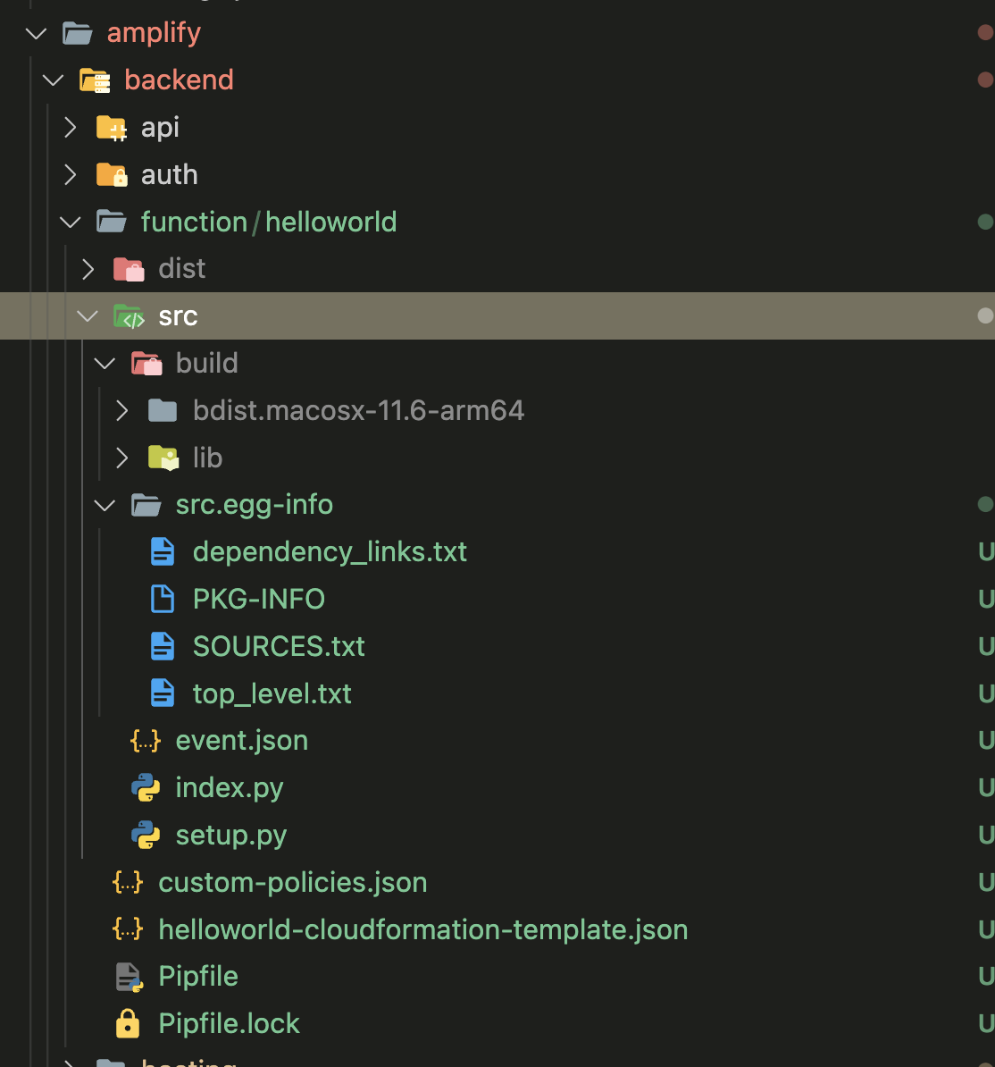 Empty Python lambda size is 3.4MB and in-line code editing on the ... image.