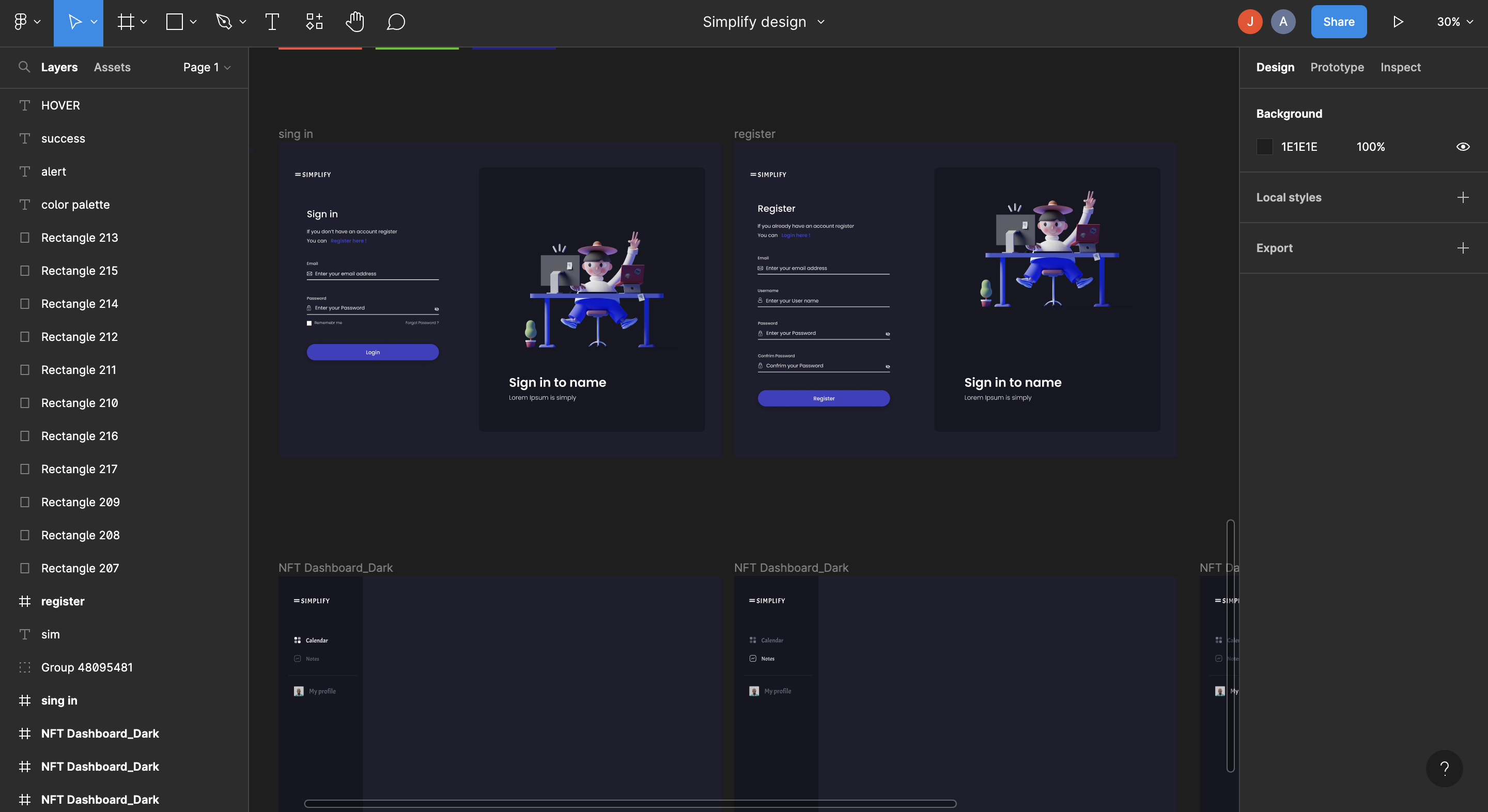 GitHub - roquefz/simplify-front-end