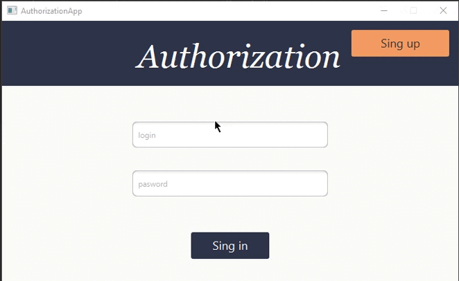 GitHub - Just-Love-You/AuthorizationApp: Application for authorization ...