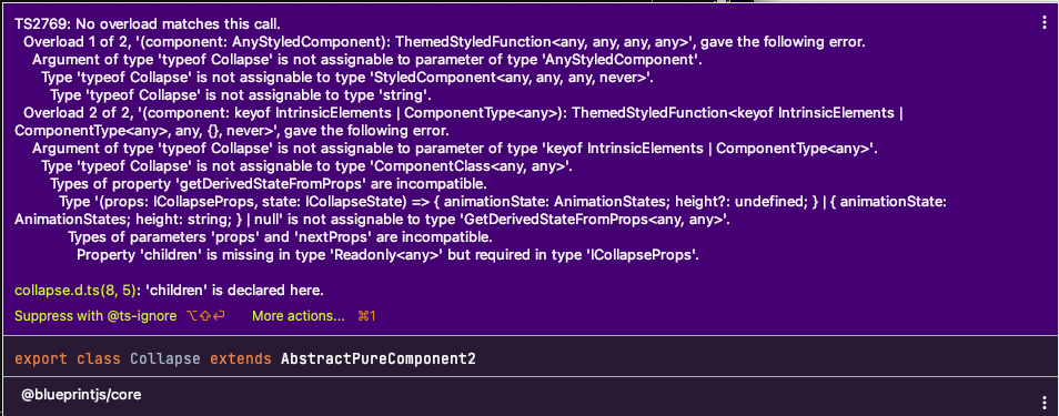 Components typing not compatible with styled components · Issue #5387 ...