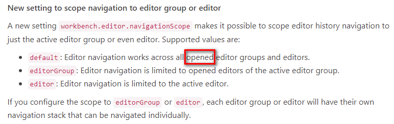 Navigation will open a closed file. · Issue #154152 · microsoft/vscode ...