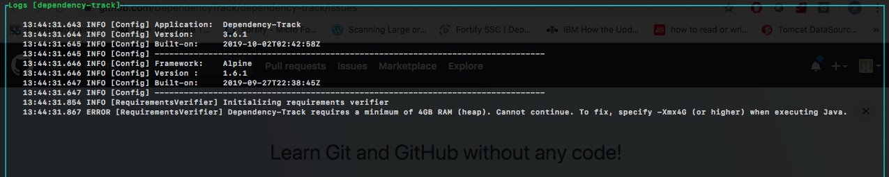 Missing java parameters in docker file · Issue #465 · DependencyTrack ...
