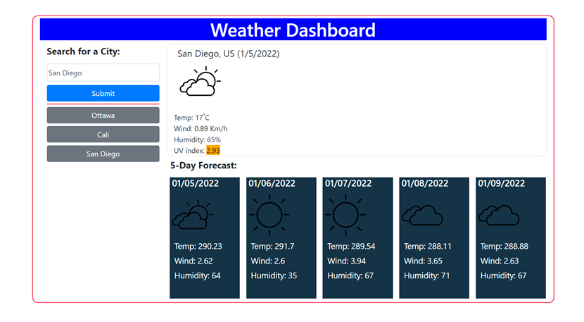 GitHub - WardVanlaar/weather-dashboard