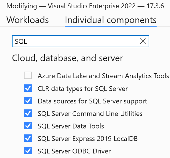 nothing happens when I choose sql server and then click browse · Issue ...