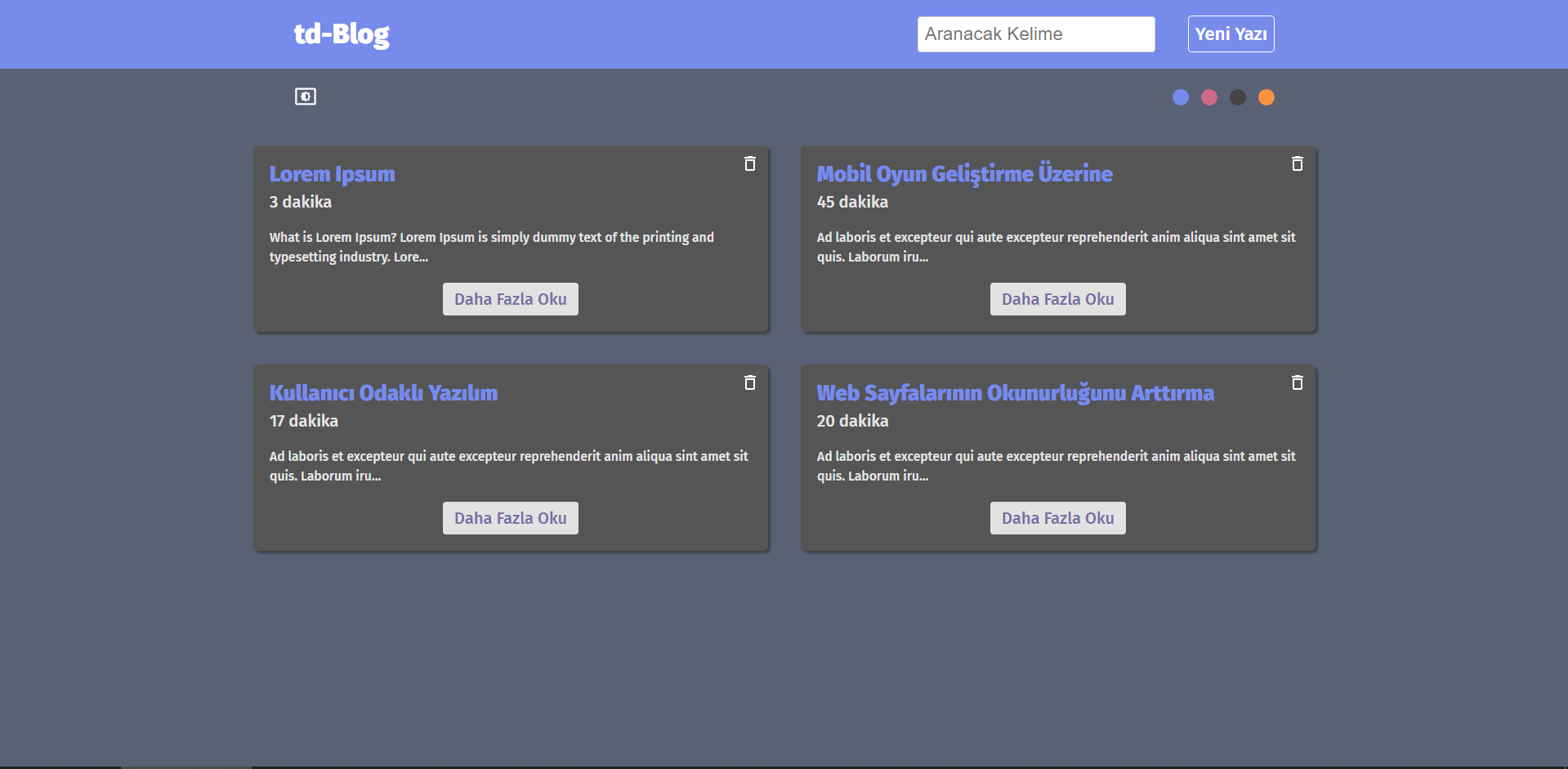 GitHub - tayfundagci/blog-app: Blog App with React and Firebase