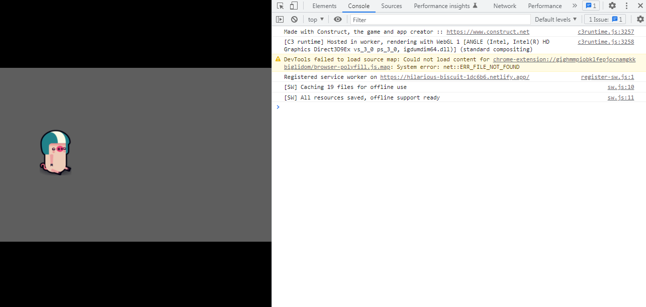 Offline json update bug space_invader · Issue 6066 · Scirra