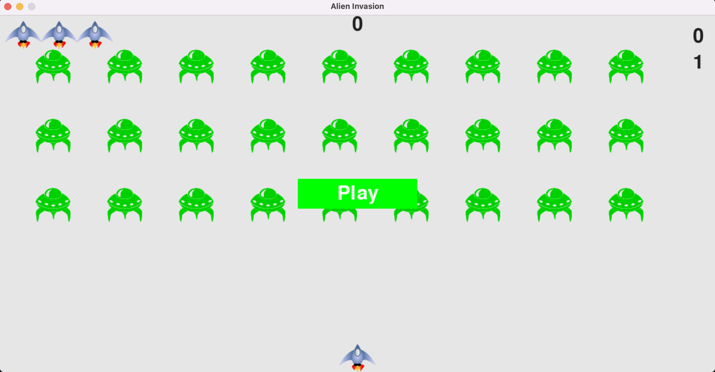 GitHub - nickle061/alienInvasion: A simple 2D game made with Python and ...
