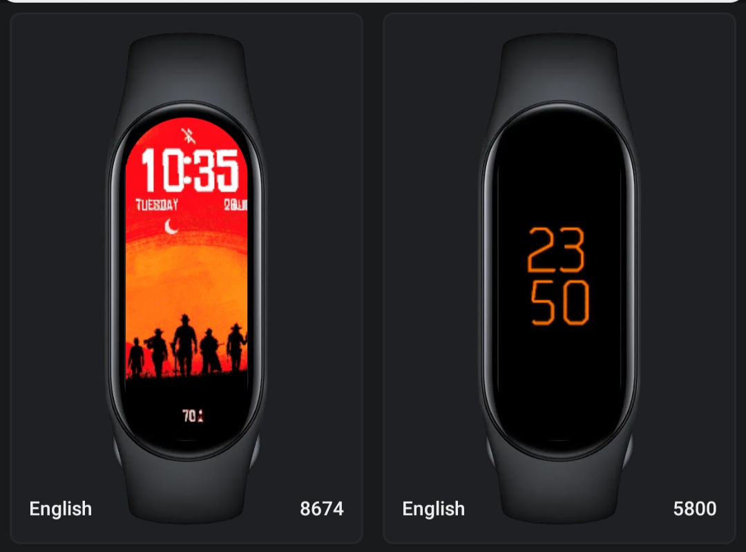 GitHub MateusMendes0/MiBand7Watchfaces Watchfaces para Miband 7