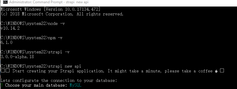 Create project problem - 3.0.0-alpha.18 · Issue #2592 · strapi/strapi ...