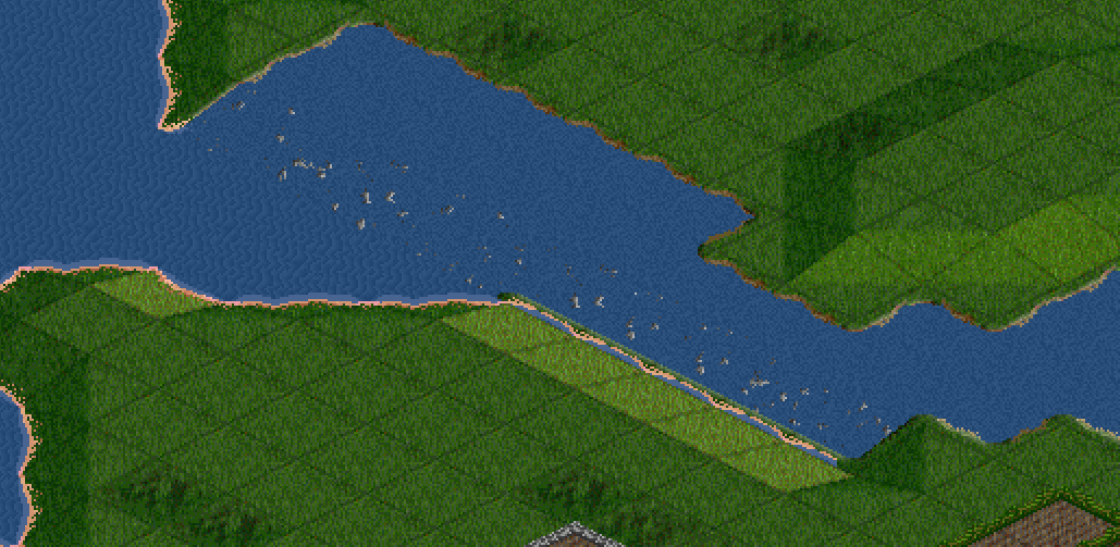Bug : Banks of wide rivers on sloped terrain · Issue #10218 · OpenTTD