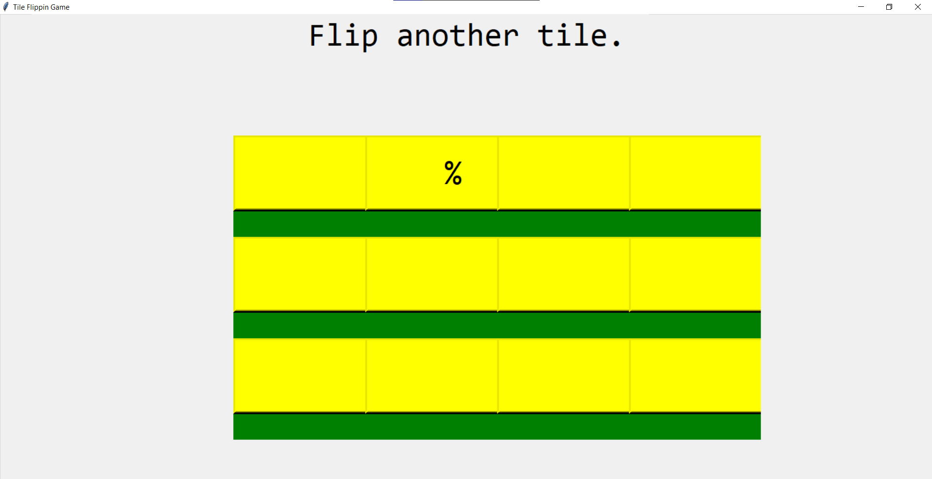GitHub Milindcode/TileFlippingGame A memory based tile flipping