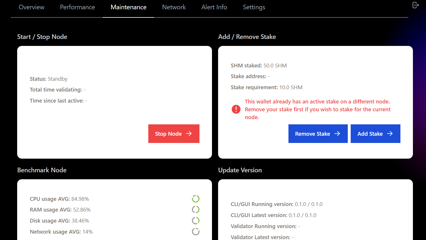 [Duplicate] Validator Cannot Unstake Error ``` This wallet already has ...