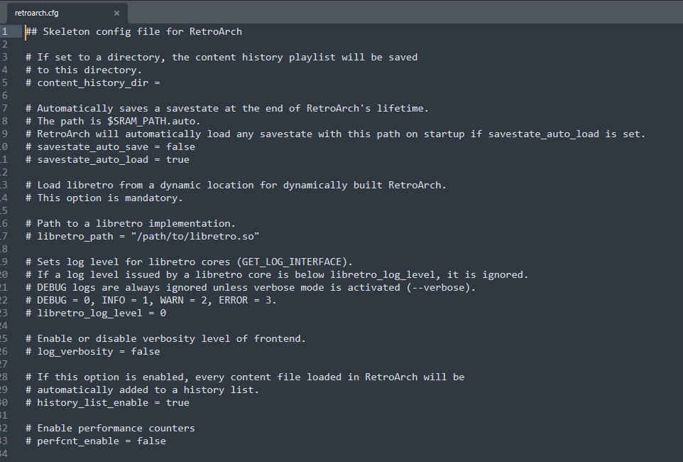 File retroarch.cfg changes · Issue #734 · EmuELEC/EmuELEC · GitHub
