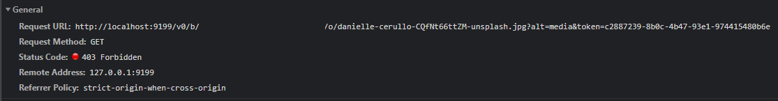 Storage emulator returns 403 Forbidden when trying to access files ...