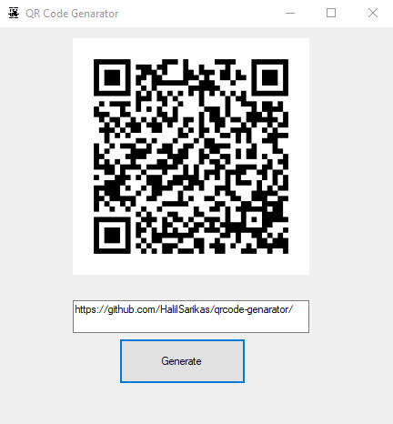 GitHub - HalilSarikas/qrcode-genarator