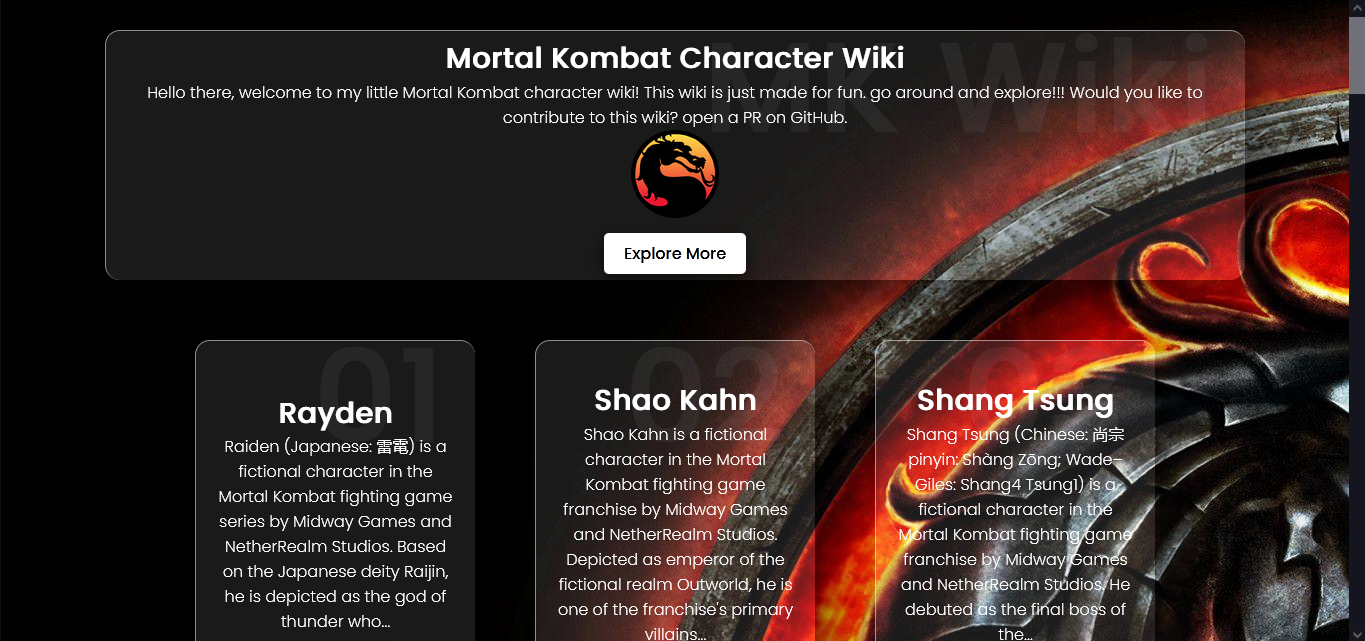 mortal-kombat-wiki · GitHub Topics · GitHub