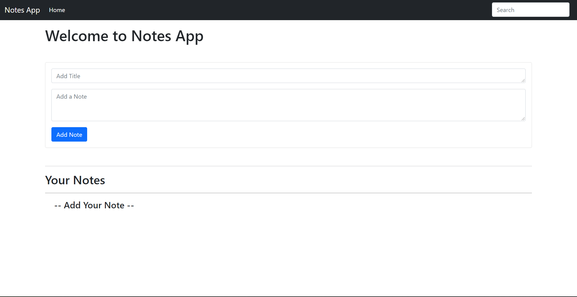GitHub - abhishekpandit5599/Web-Note-App: Notes Add Application on Web