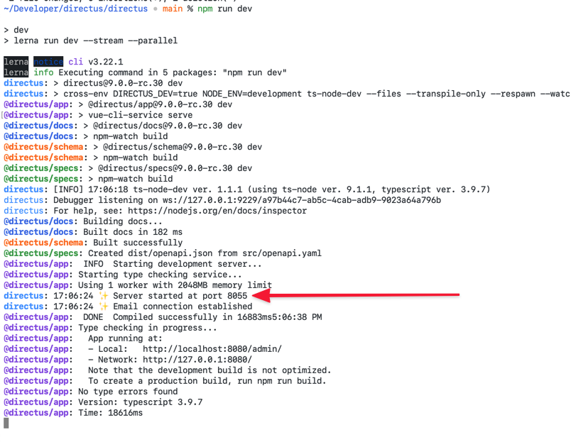 What would be a reason for a Proxy Error on npm run dev? · directus ...