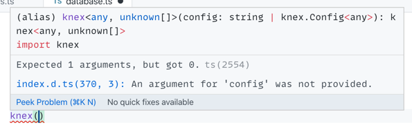 Typescript doesn't compile with import Knex from 'knex' => v 0.21.1 ...