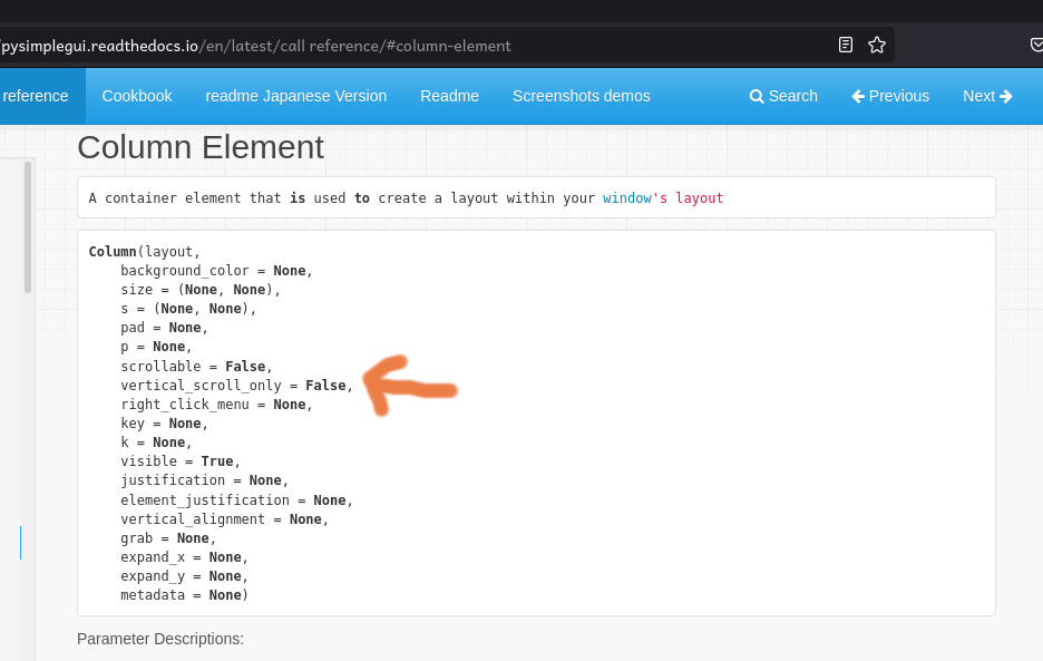[Bug/Question] sg.Column property can't be Updated ! · Issue #4917 ...