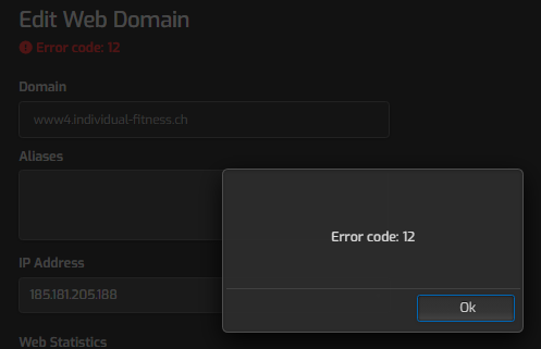 [Bug] Error after saving first time a web that was created via cli ...