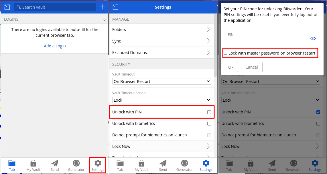 Bitwarden chrome mac extension locks out right after unlocking · Issue