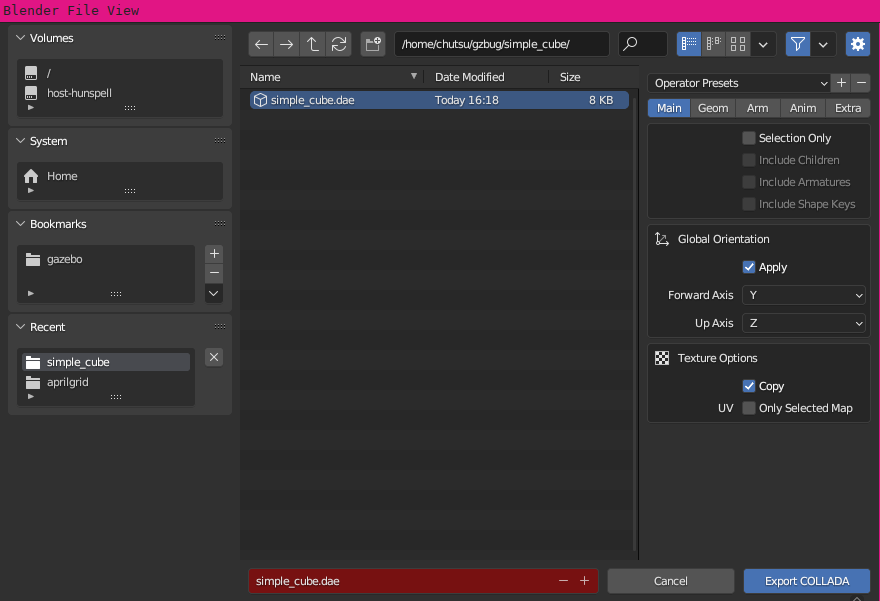Importing simple models from Blender does not sit flush on ground plane