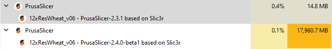 Non Responsive & Memory Leak when opening or changing this 3MF project ...