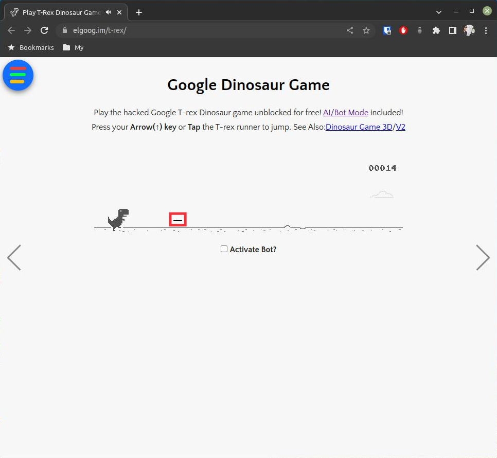 GitHub Lasanthamudalige automate the google dinosaur game github-lasanthamudalige-automate-the-google-dinosaur-game