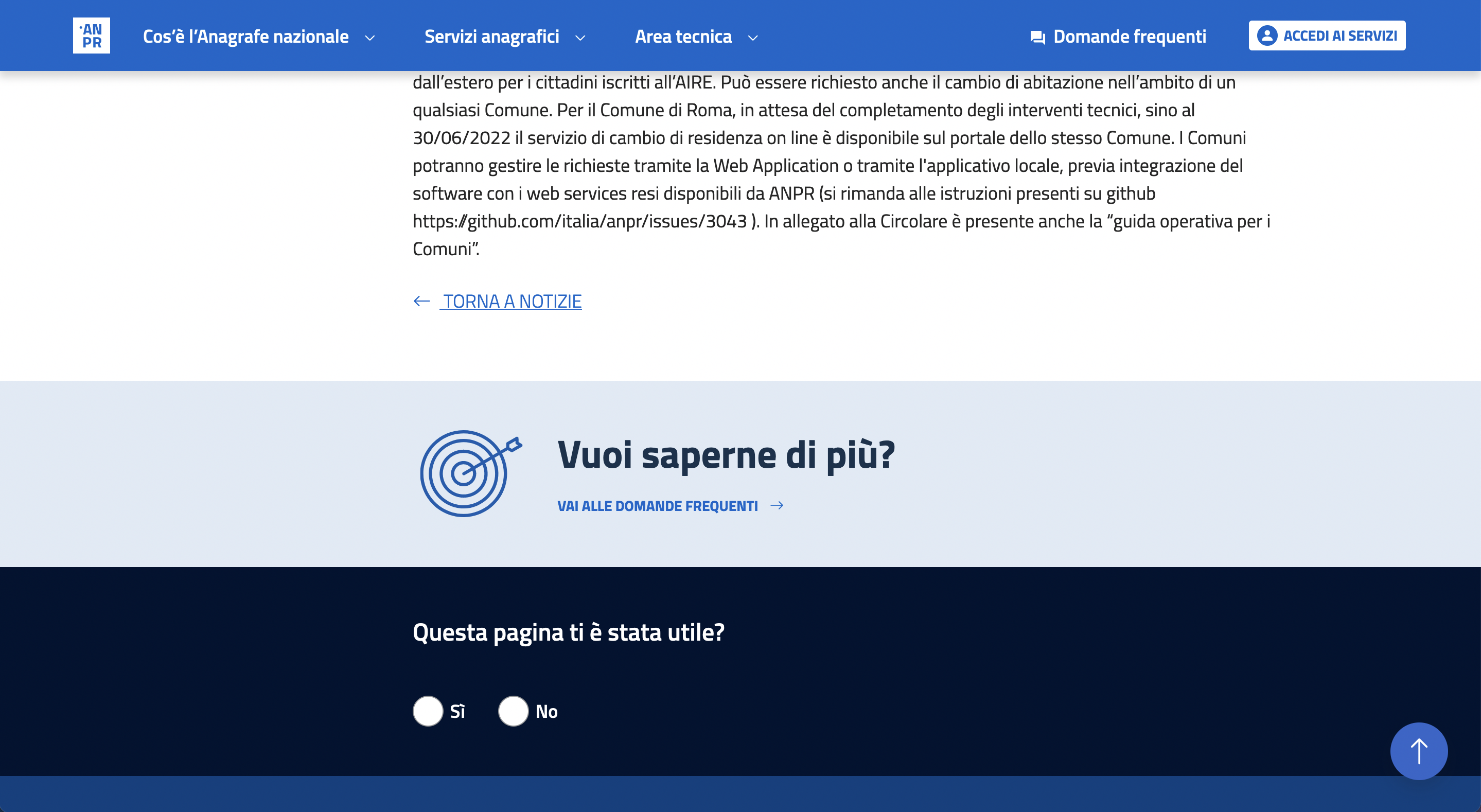 [v2] PAGINE INTERNE ingombro vuoi saperne di più, ti è stata utile · Issue 58 · teamdigitale