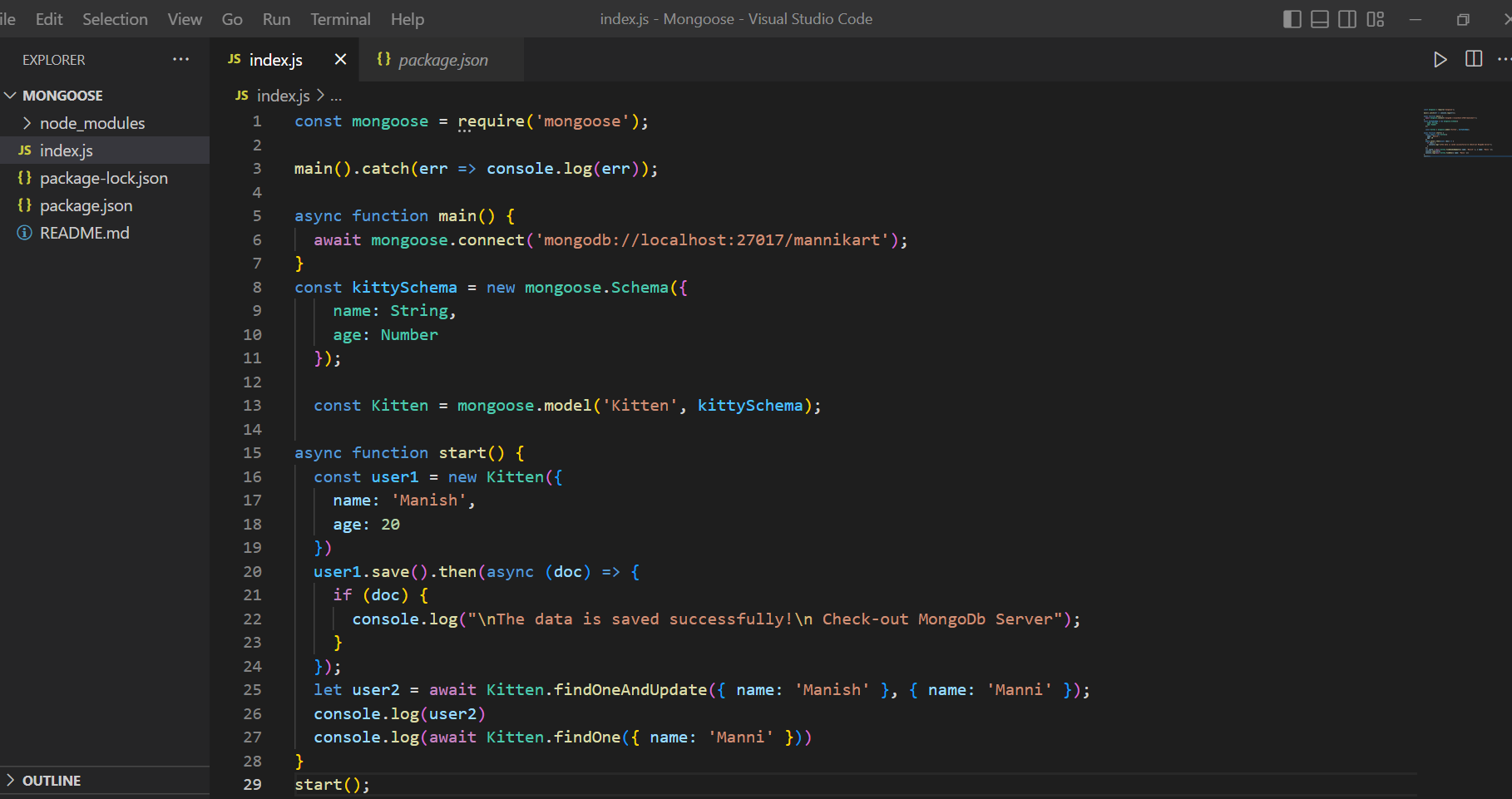 Github manni2000 mongoose mongoose documents