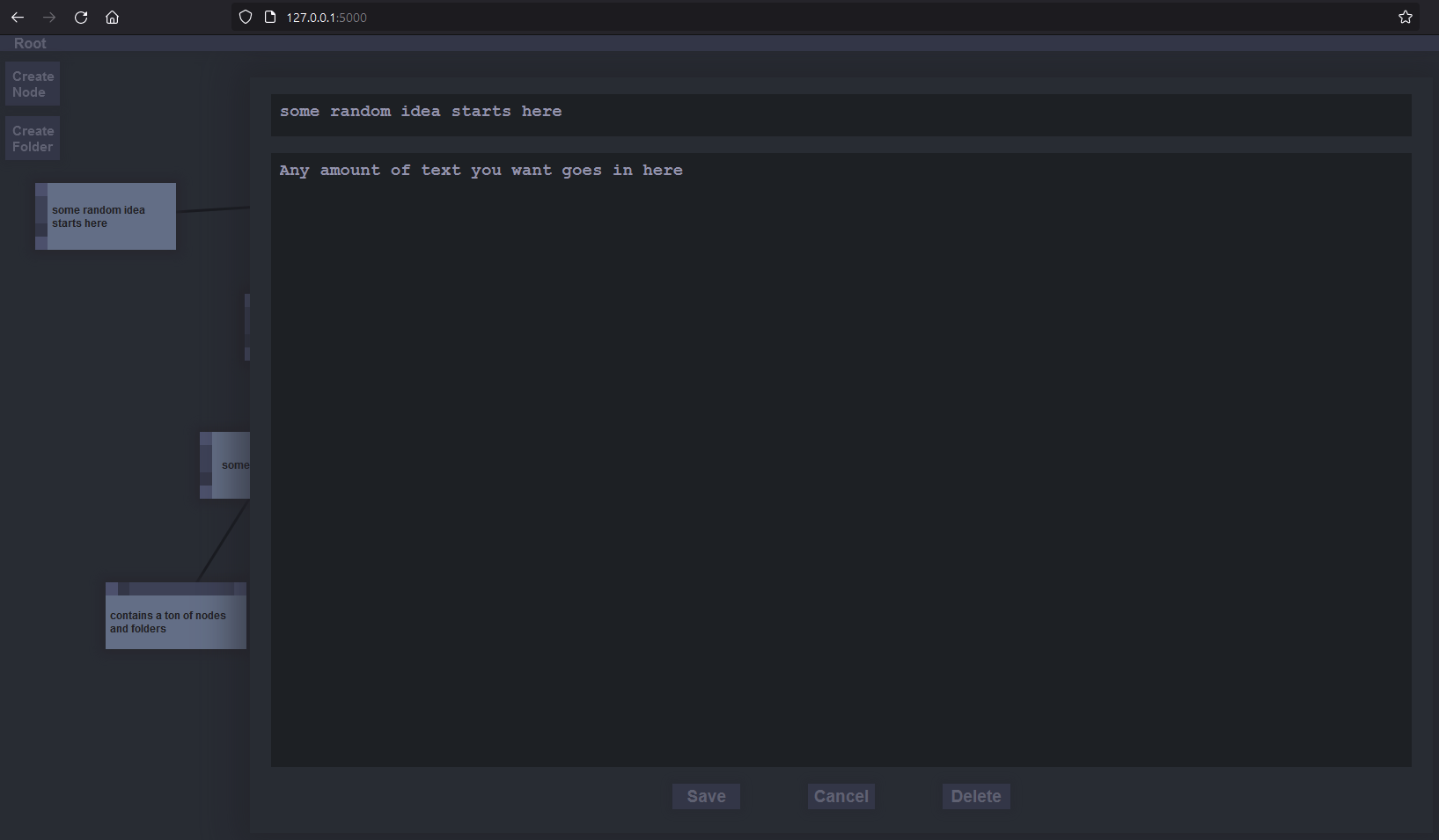 GitHub - McZazz/nodeNotes: A simple node based note making app using ...