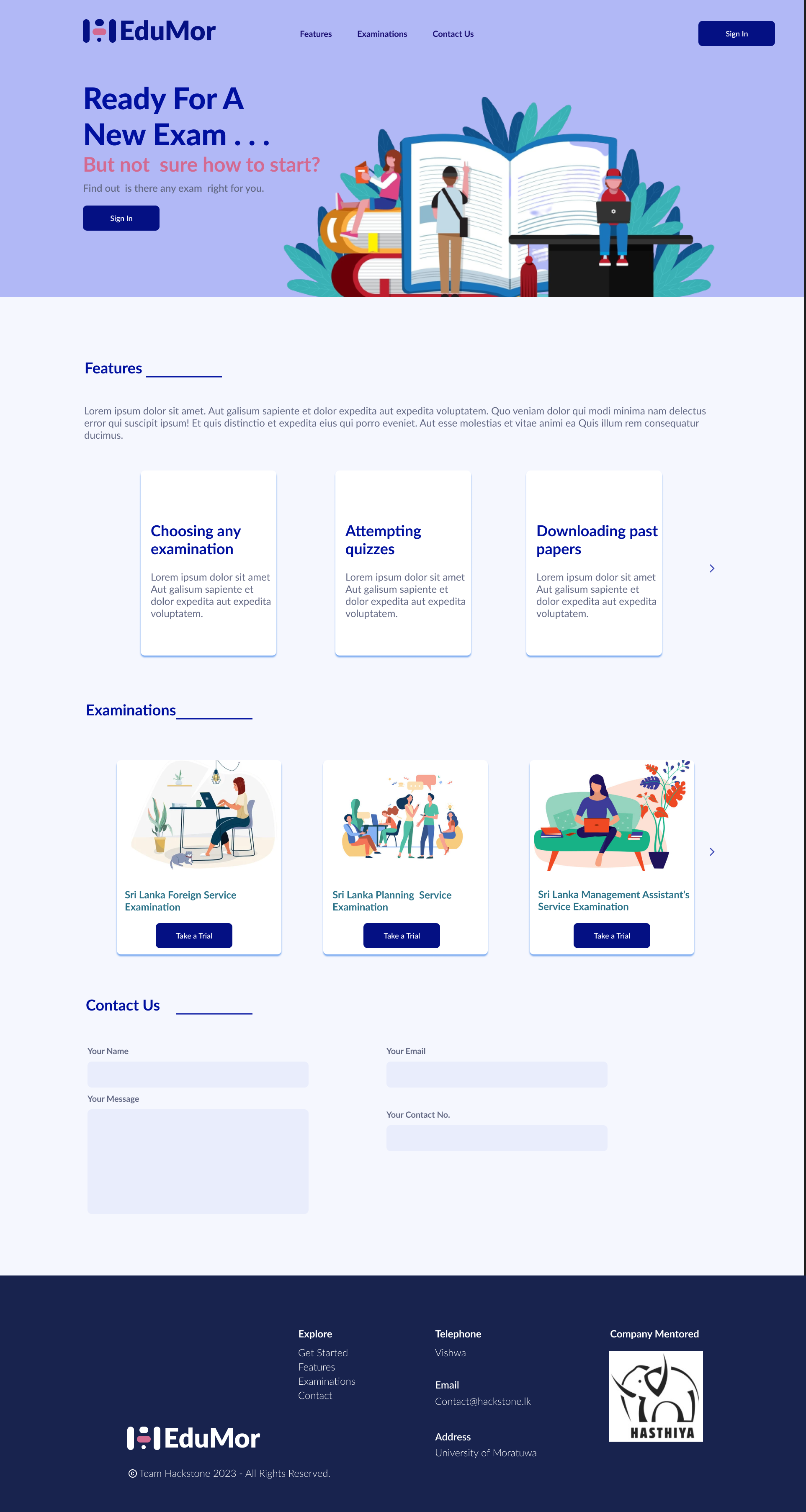 Landing Page