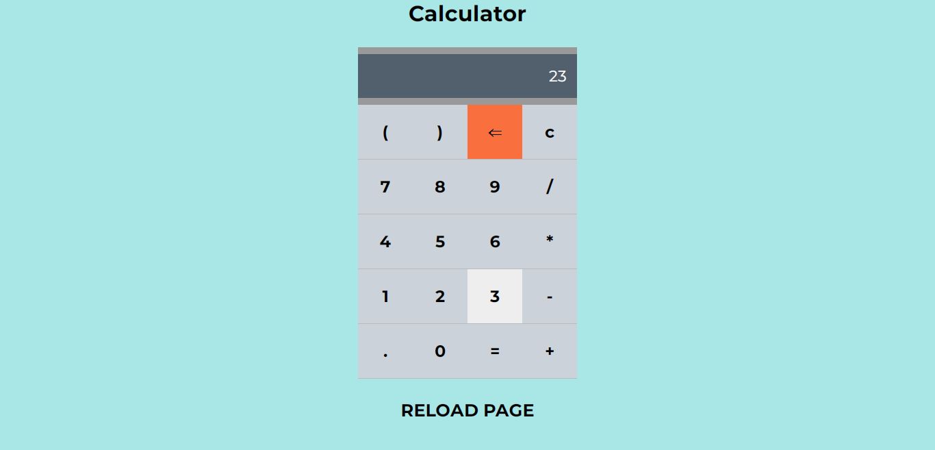 GitHub nurak23/Calculatorjs A calculator built using javascript