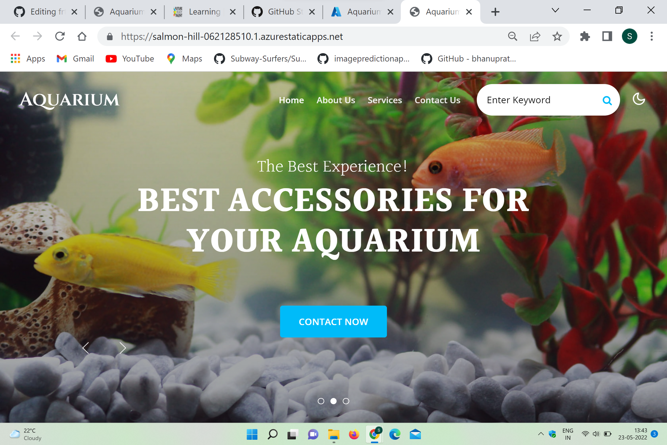 GitHub - DeveshR1/frtproj: it provide details of aquarium