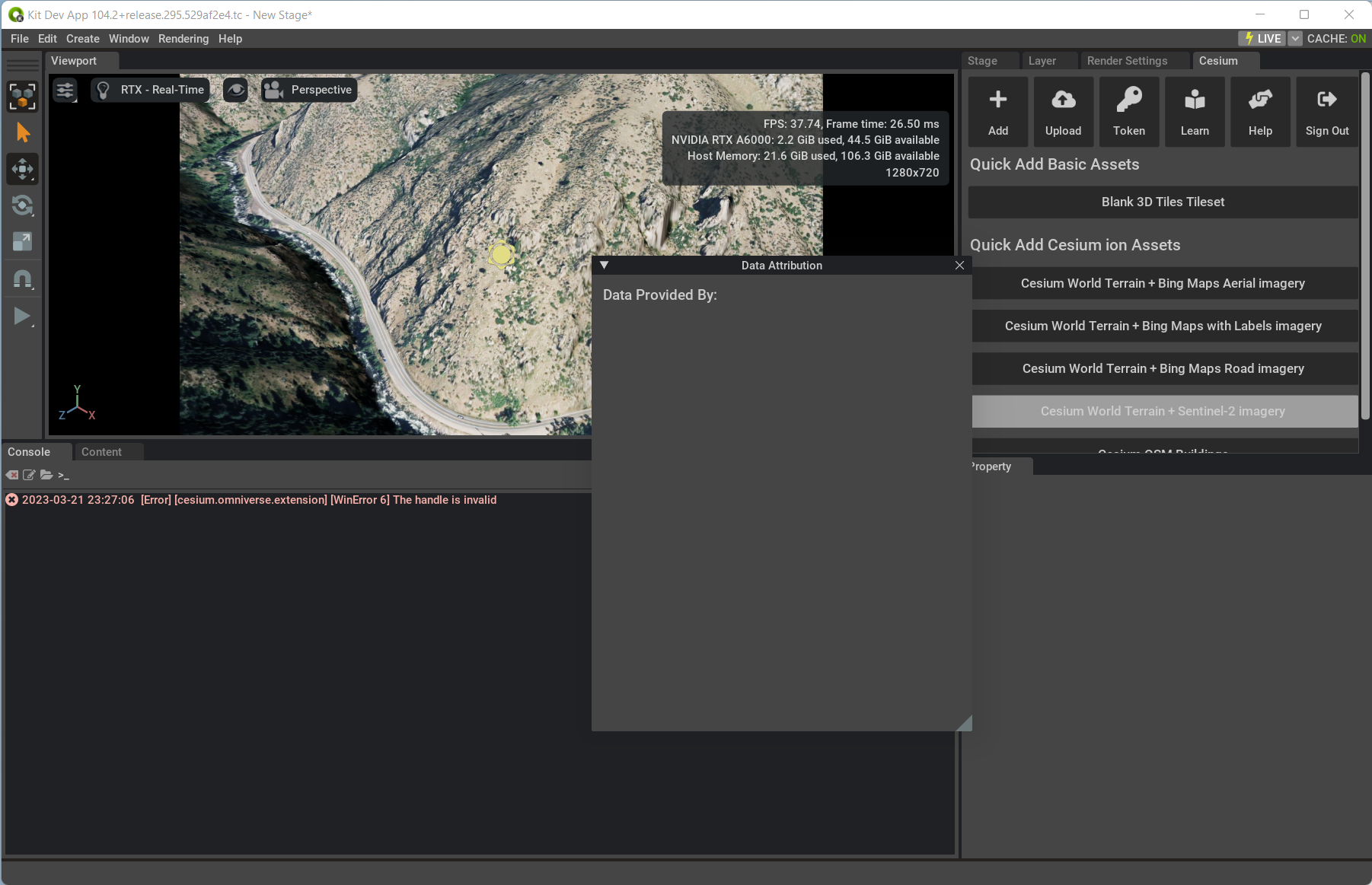 empty-data-attribution-screen-when-running-cesium-omniverse-app-kit