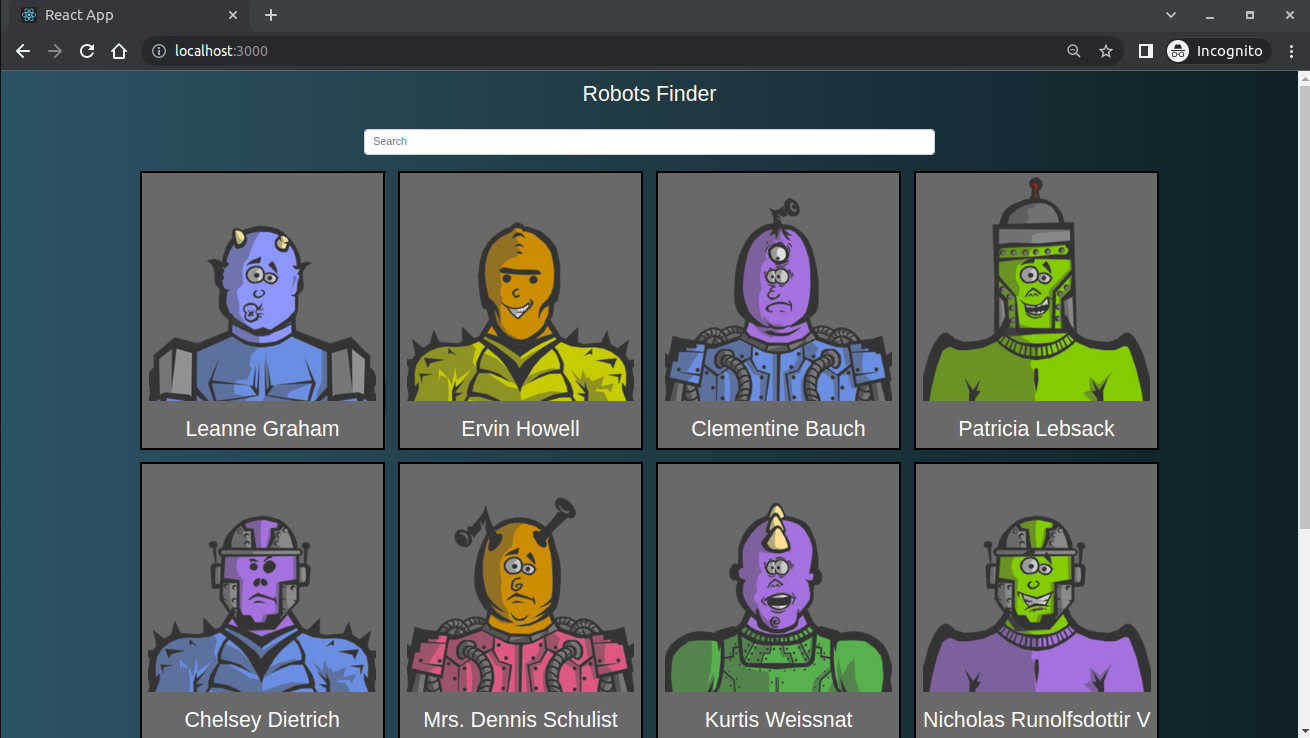 GitHub - dev-chirag-taneja/robot-finder: Robots Search App.