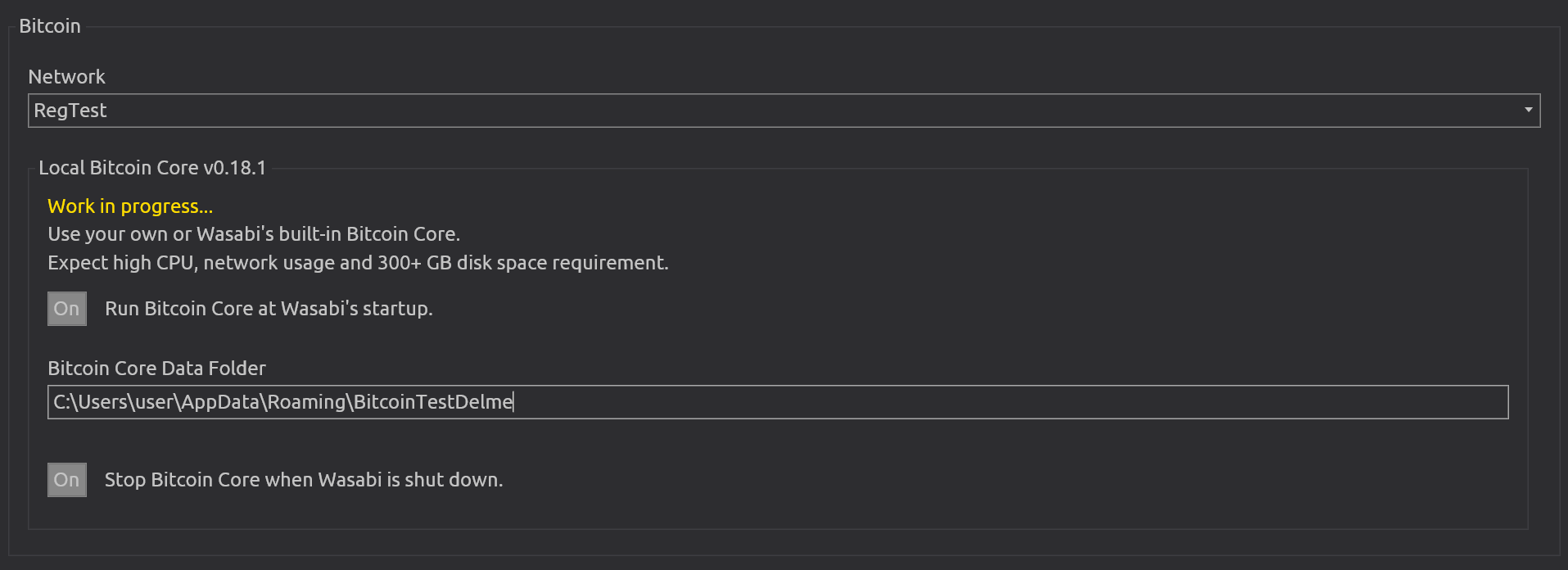 How to change location of Data Folder? · Issue #2864 ·  WalletWasabi/WalletWasabi